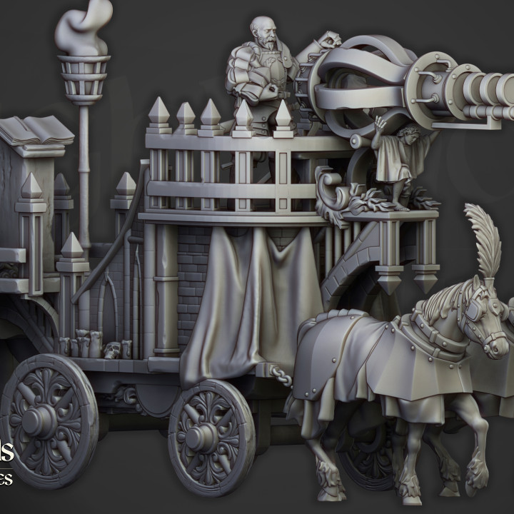 Arcane Cannon on Chariot - Image 1