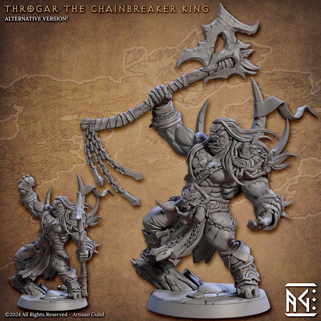 0SQ Hero 2 Throgar Throgar the Chainbreaker King - Image 1